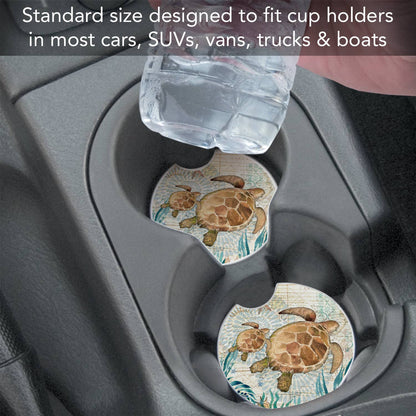 Monterey Bay Absorbent Stone Car Coaster 1 Pack