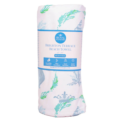 Brighton Terrace Beach Towel   Palace/Capri   34x70