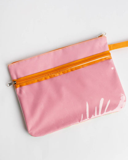 Orange Grove Wet/Dry Bag   Pink/Orange   12x9