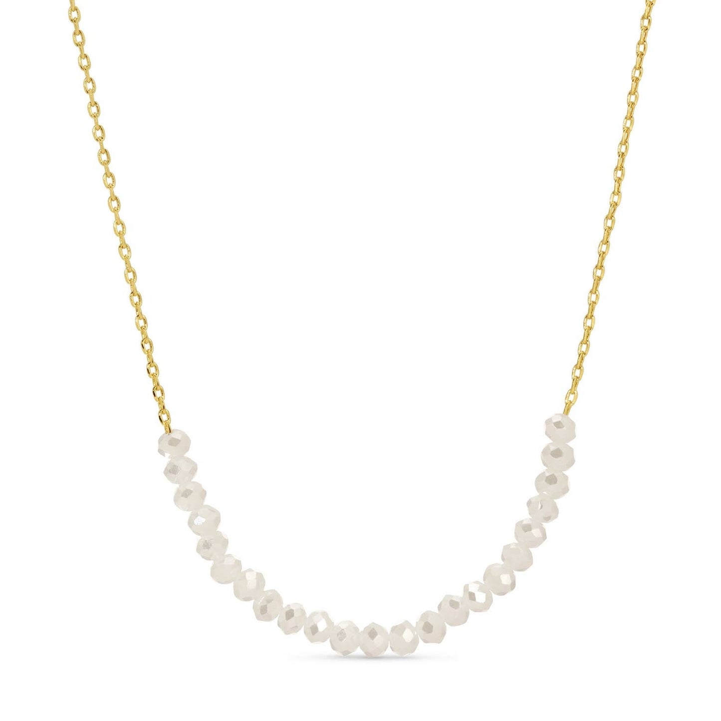 Delicate Crystal Accented Necklace