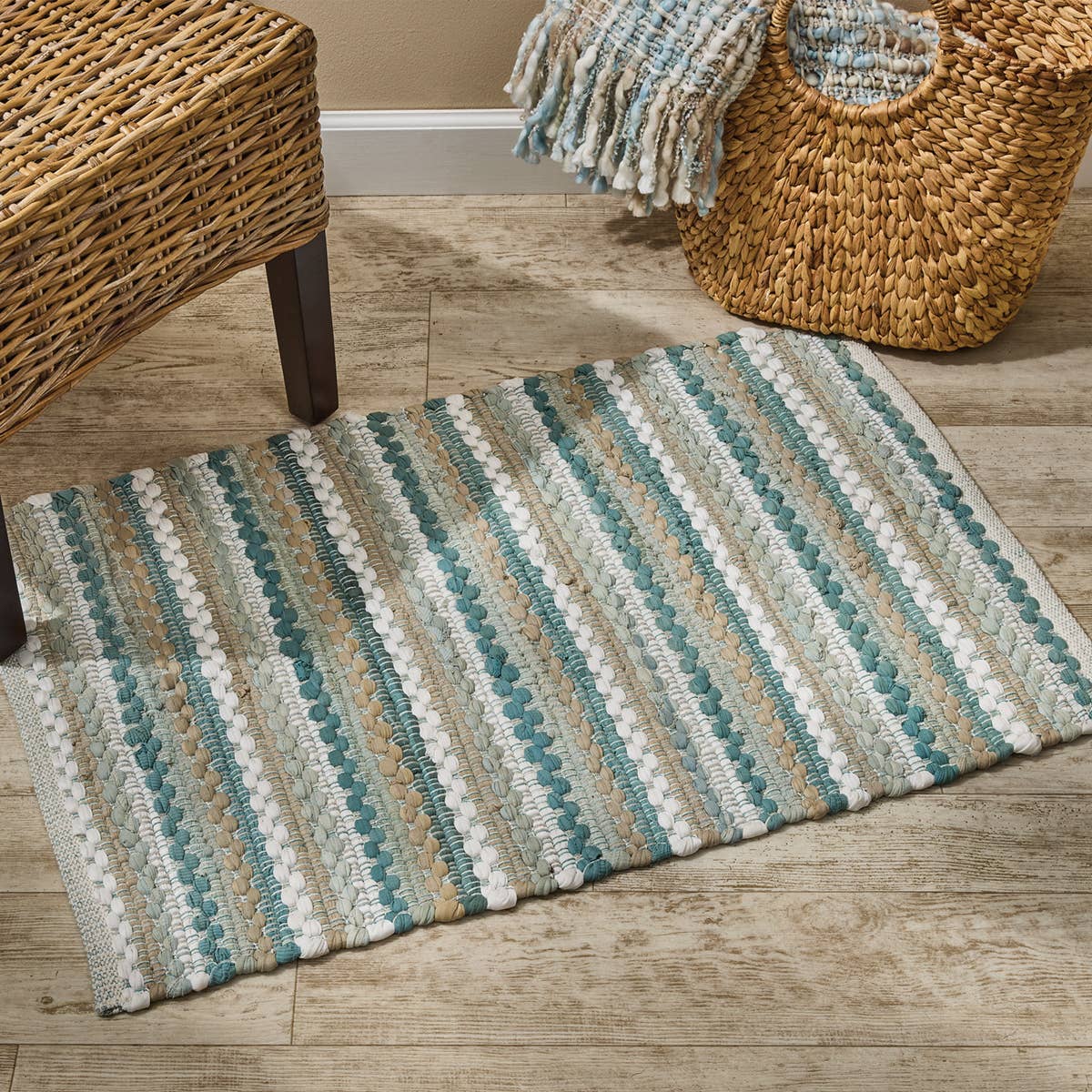 Coastal Chindi Rug 2' X 3'