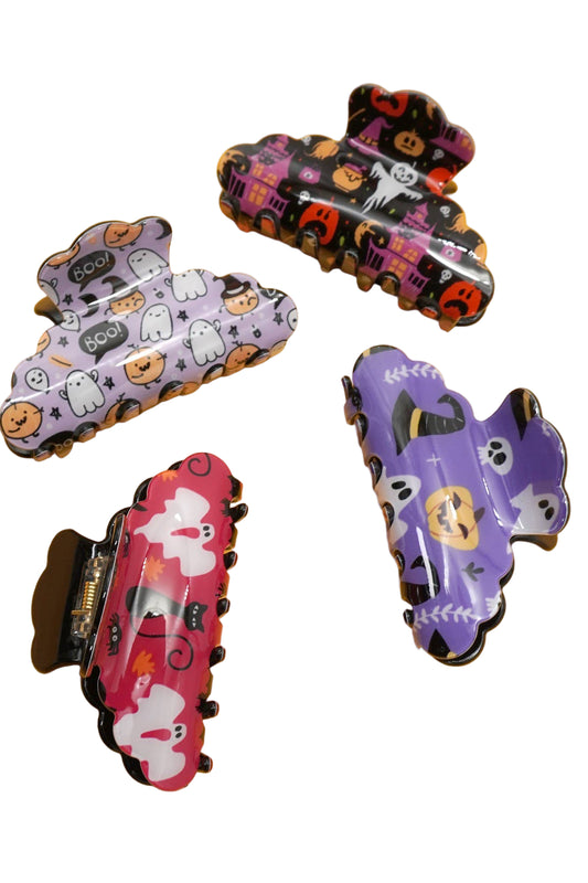 Halloween Hair Claw Clips