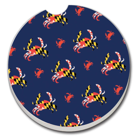 1Pk Car Coaster - Maryland Crab
