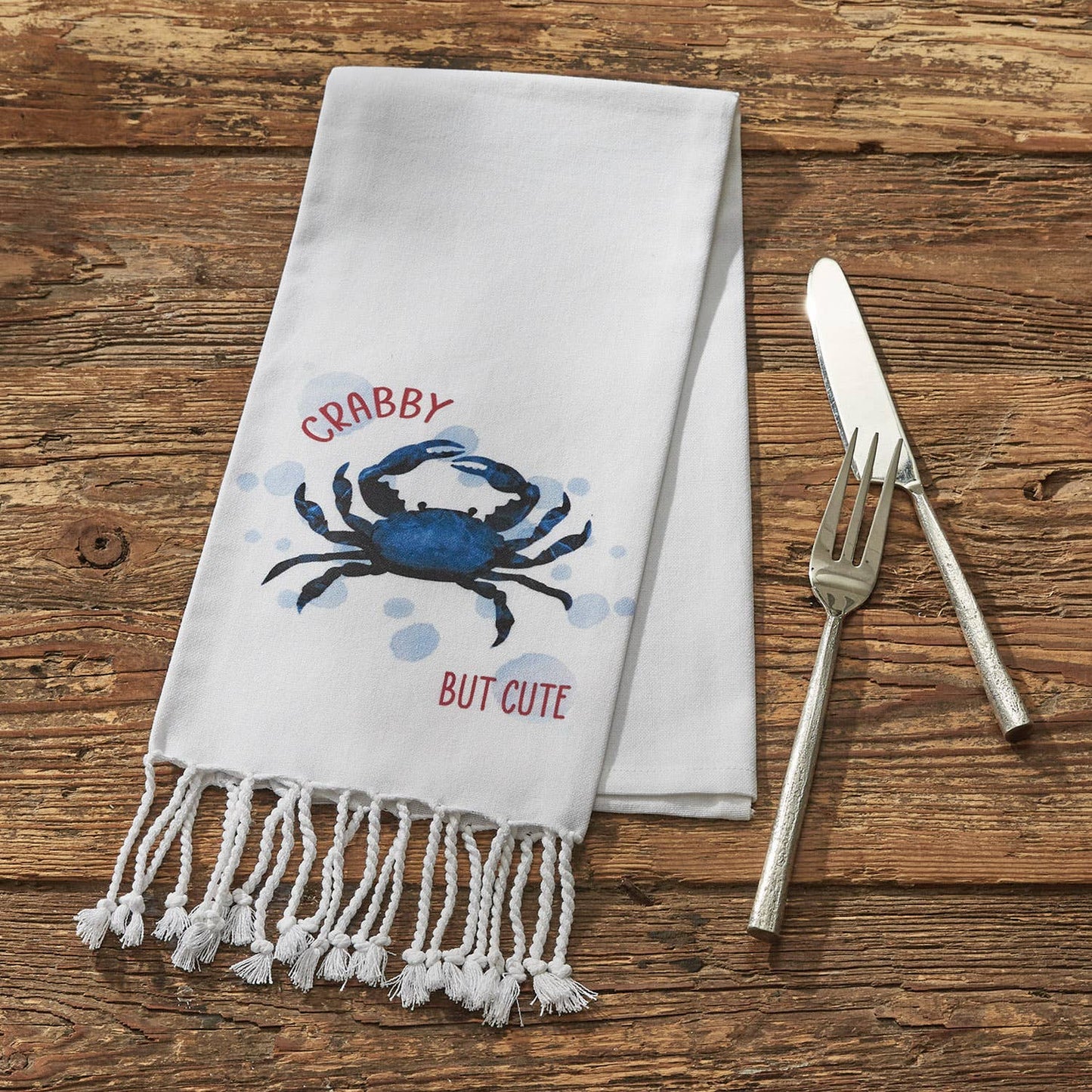 Crabby Decorative Dishtowel