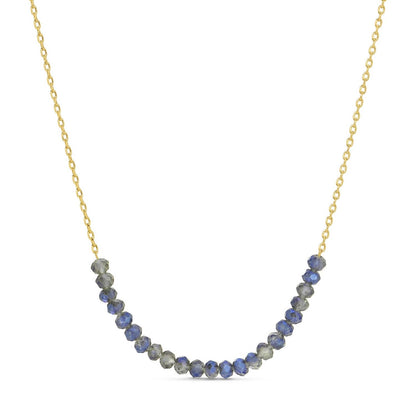 Delicate Crystal Accented Necklace