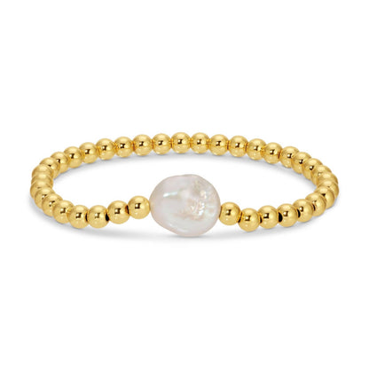 Beaded Bracelet With Baroque Pearl