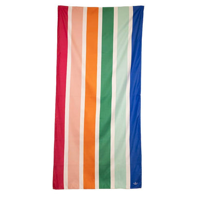 White/Multi Summer Oasis Beach Towel