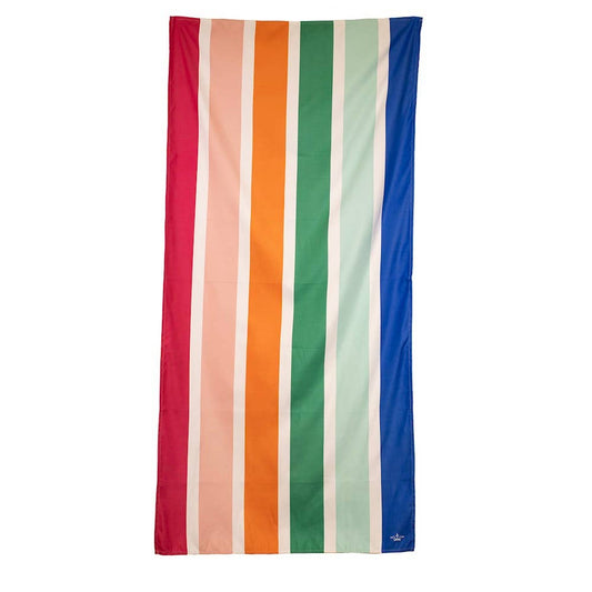 White/Multi Summer Oasis Beach Towel