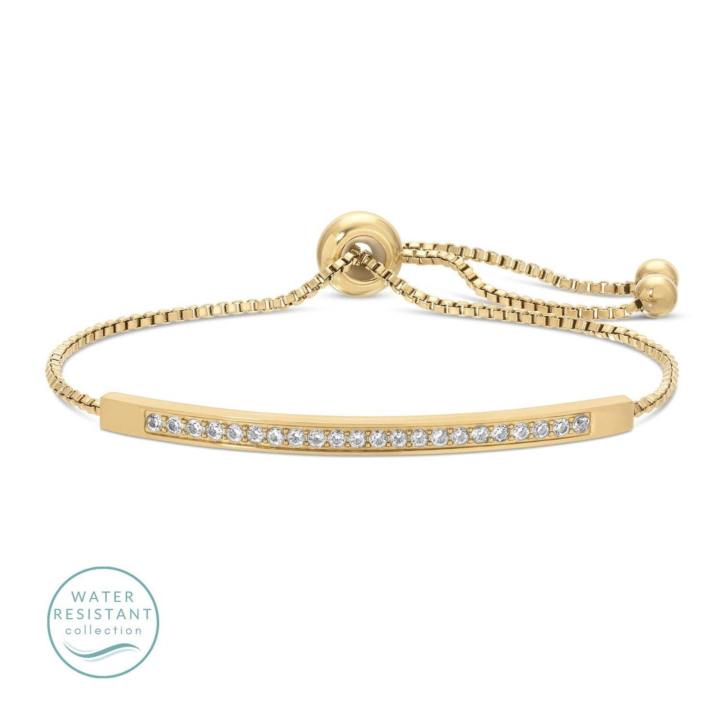 Gold Sparkle Pulley Bracelet