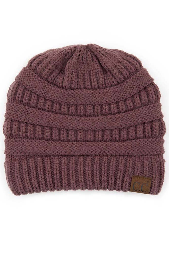 Coco Berry Cable Knit Classic Beanie Winter Hat