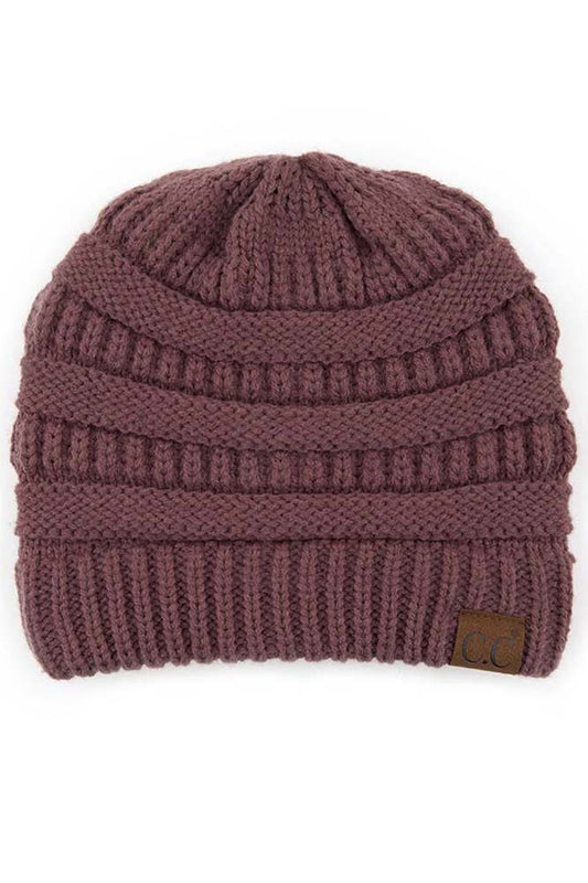 Coco Berry Cable Knit Classic Beanie Winter Hat