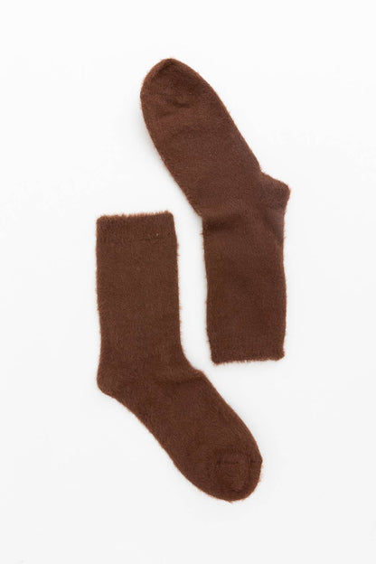 Fall & Winter Fuzzy Crew Socks