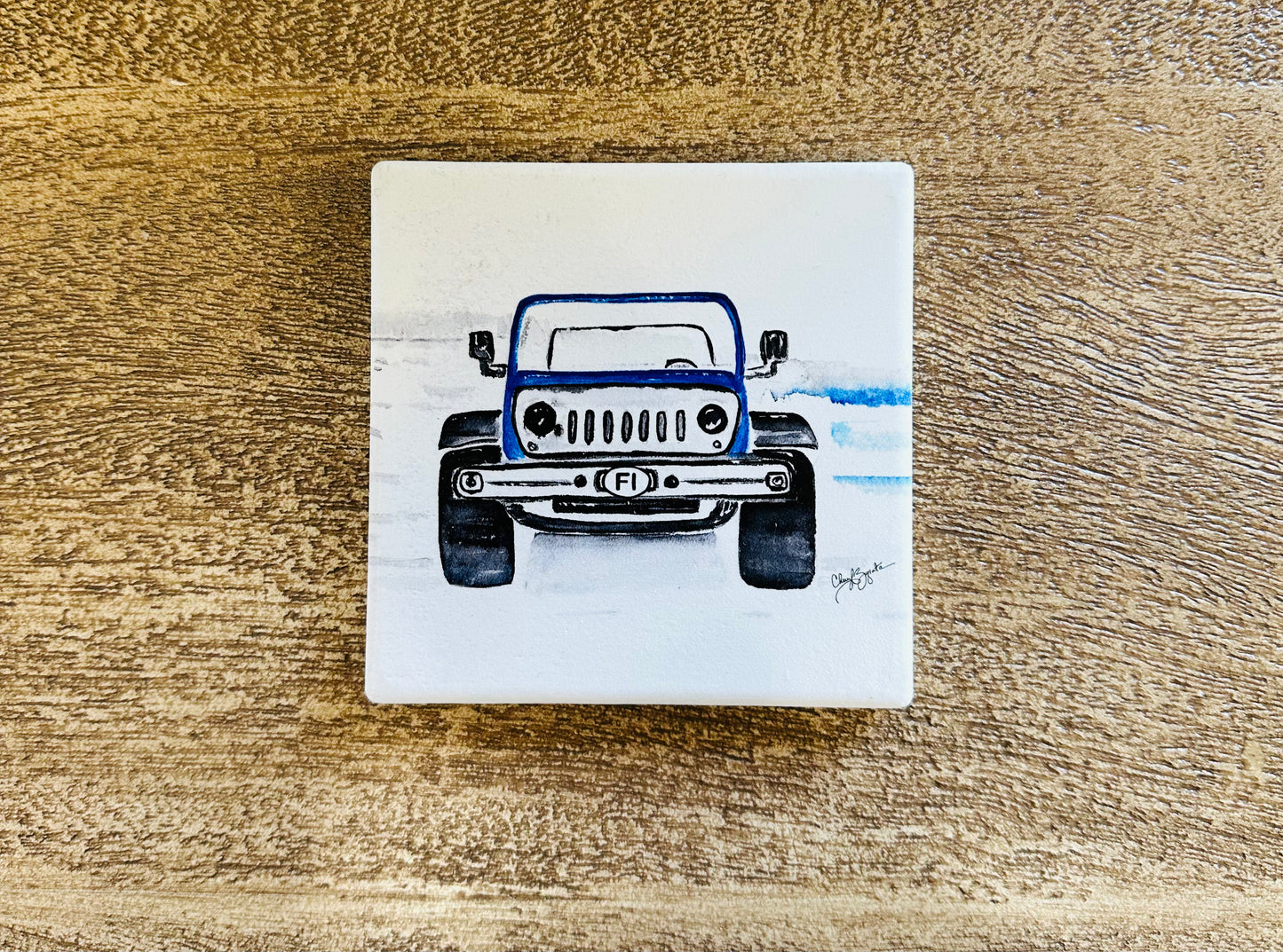 Square Coaster by Cheryl Zapata Art