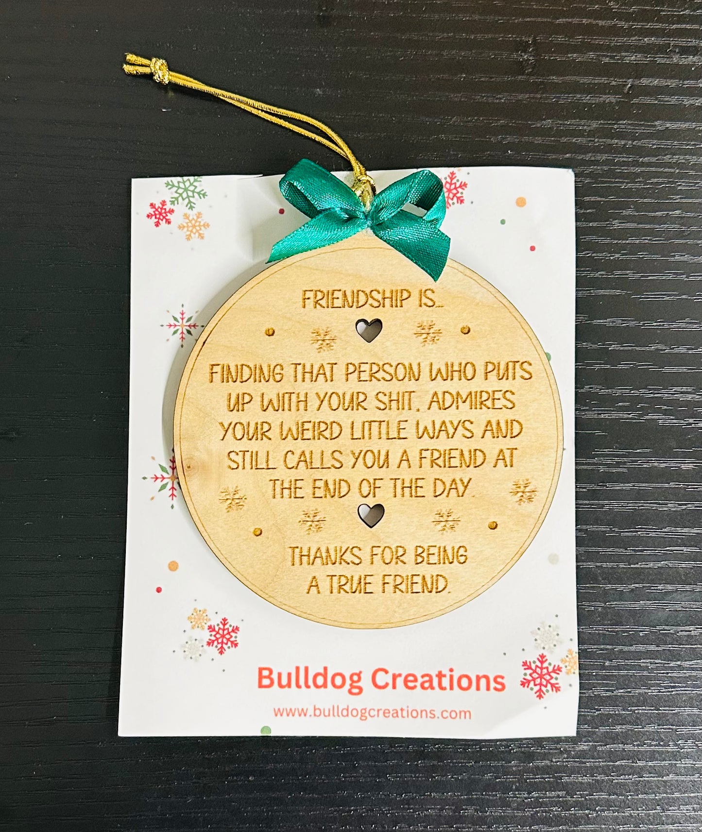 Friendship Ornament (Ribbons & Beads Vary)