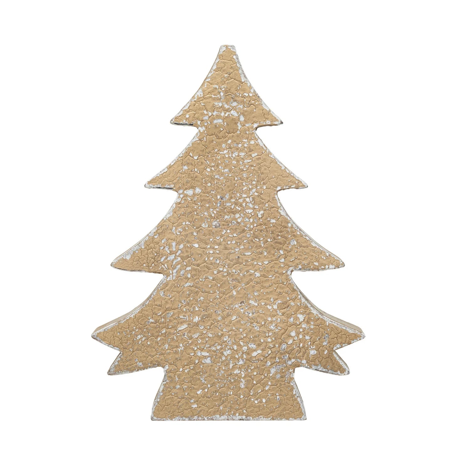 Gold MDF Tree, Distressed