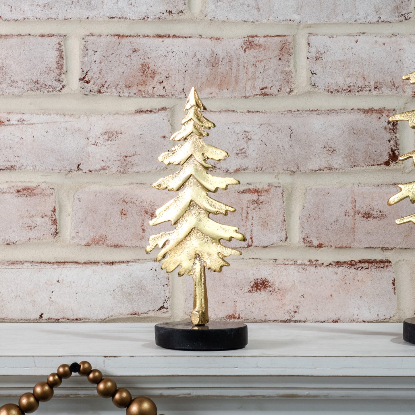 7.8" Gold Tree On Marble Base