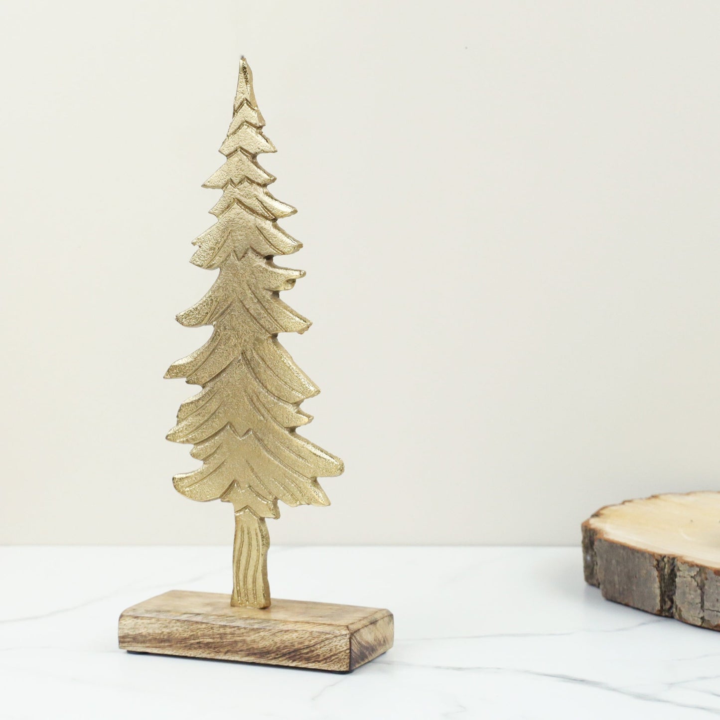 10.5" Gold Tree Table Top Decor