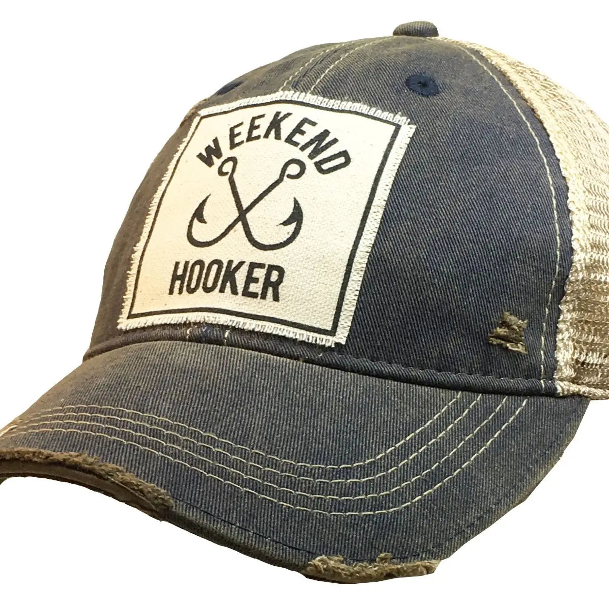 Weekend Hooker Distressed Trucker Hat