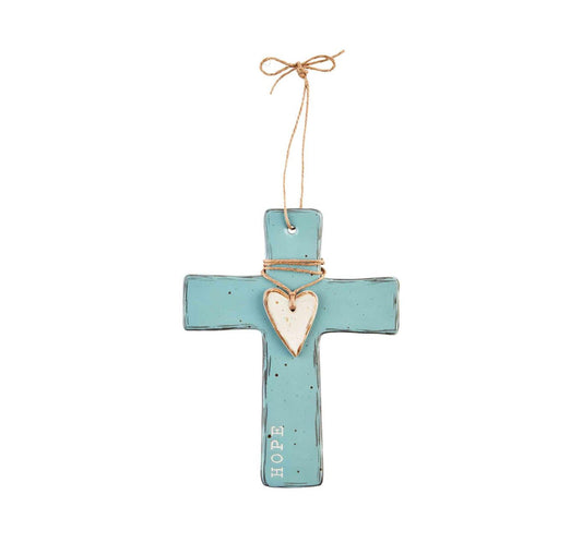 Hope Stoneware Cross