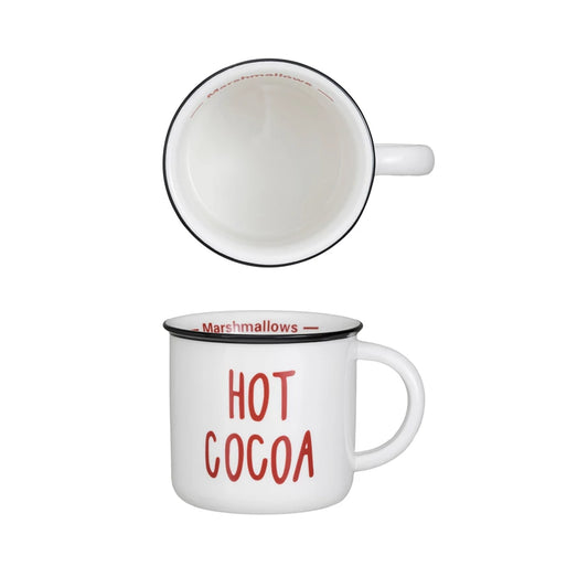 Hot Cocoa 16 oz Stoneware Mug