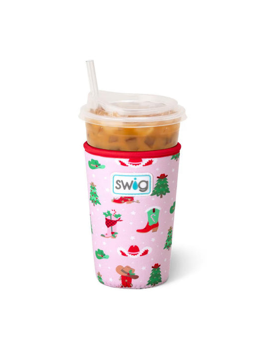 Howdy Holidays Iced Cup Coolie