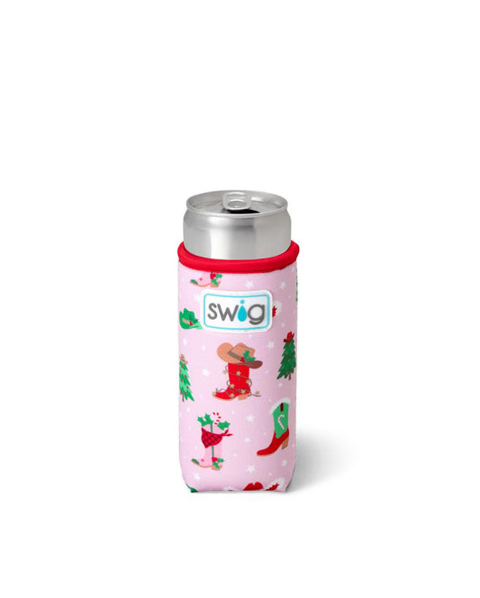 Howdy Holidays Slim Can Coolie by Swig