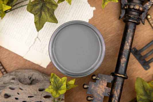 Hurricane Gray Chalk Mineral Paint by Dixie Belle