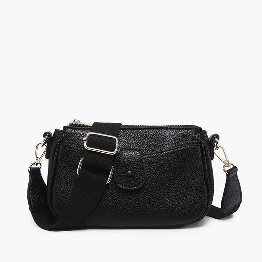 Kallie Snap Front Crossbody Bag by Jen & Co