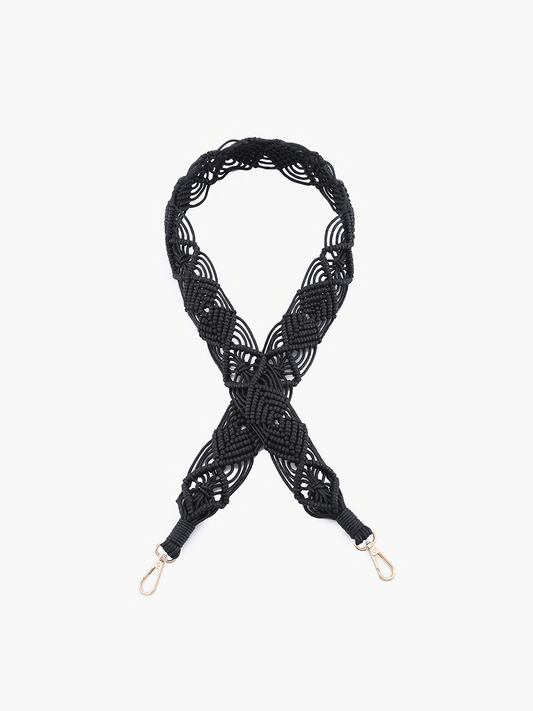 Macrame Guitar Purse Strap by Jen & Co.