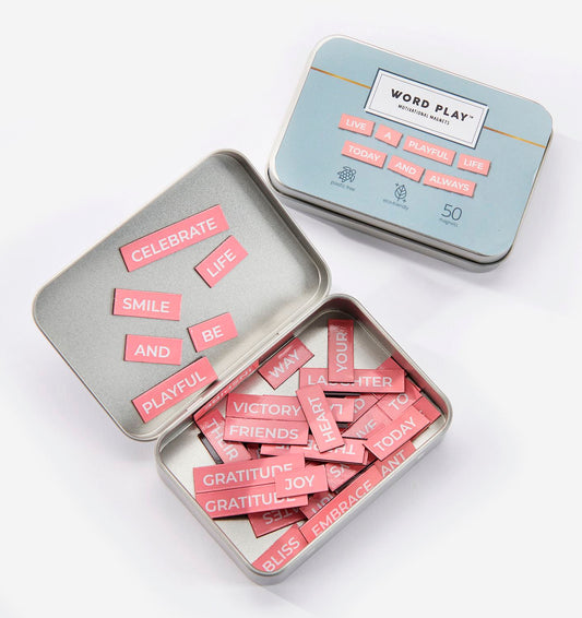 Word Play Motivational Magnet Set