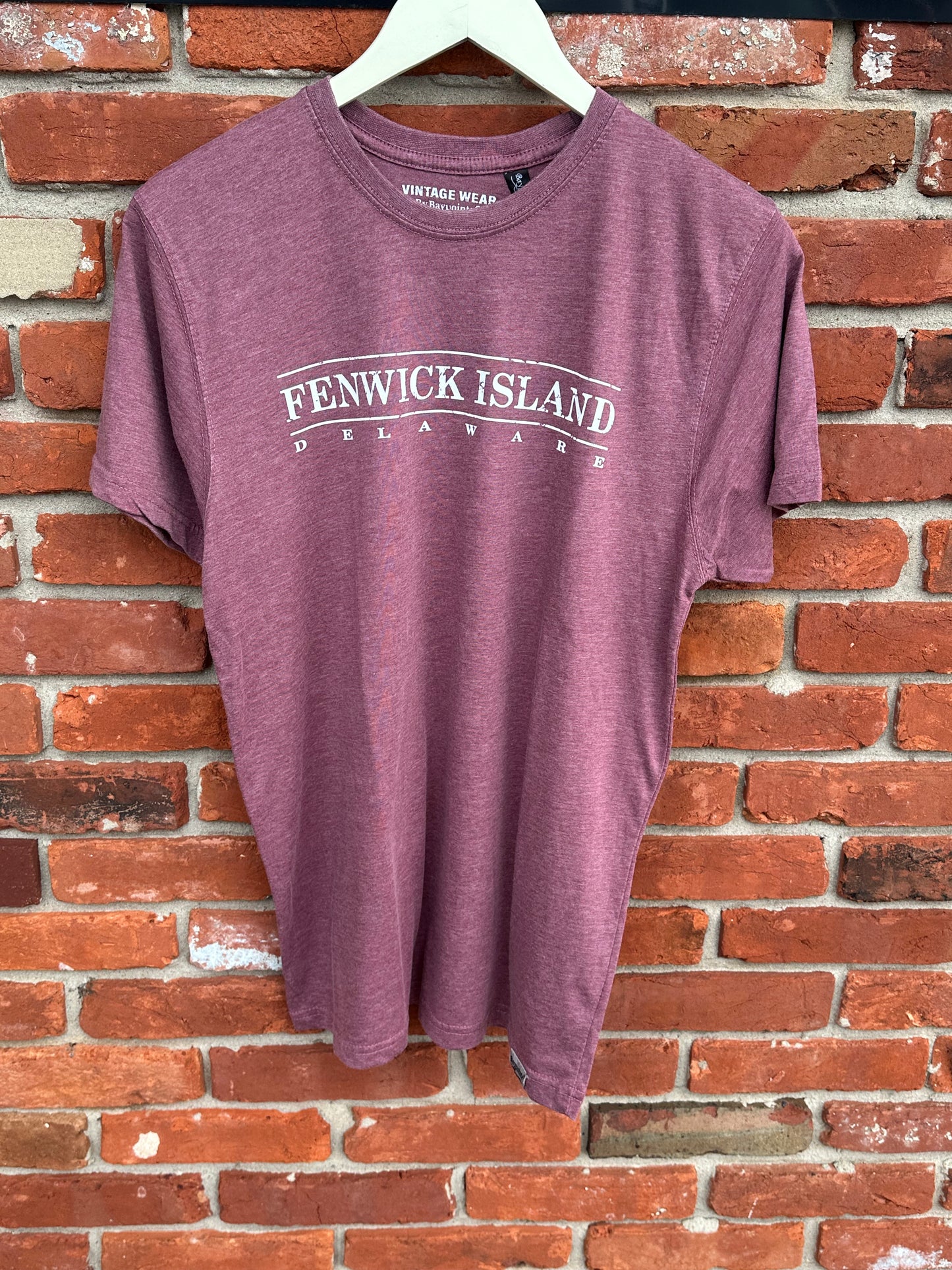 Maroon Burnwash Short Sleeve T-Shirt