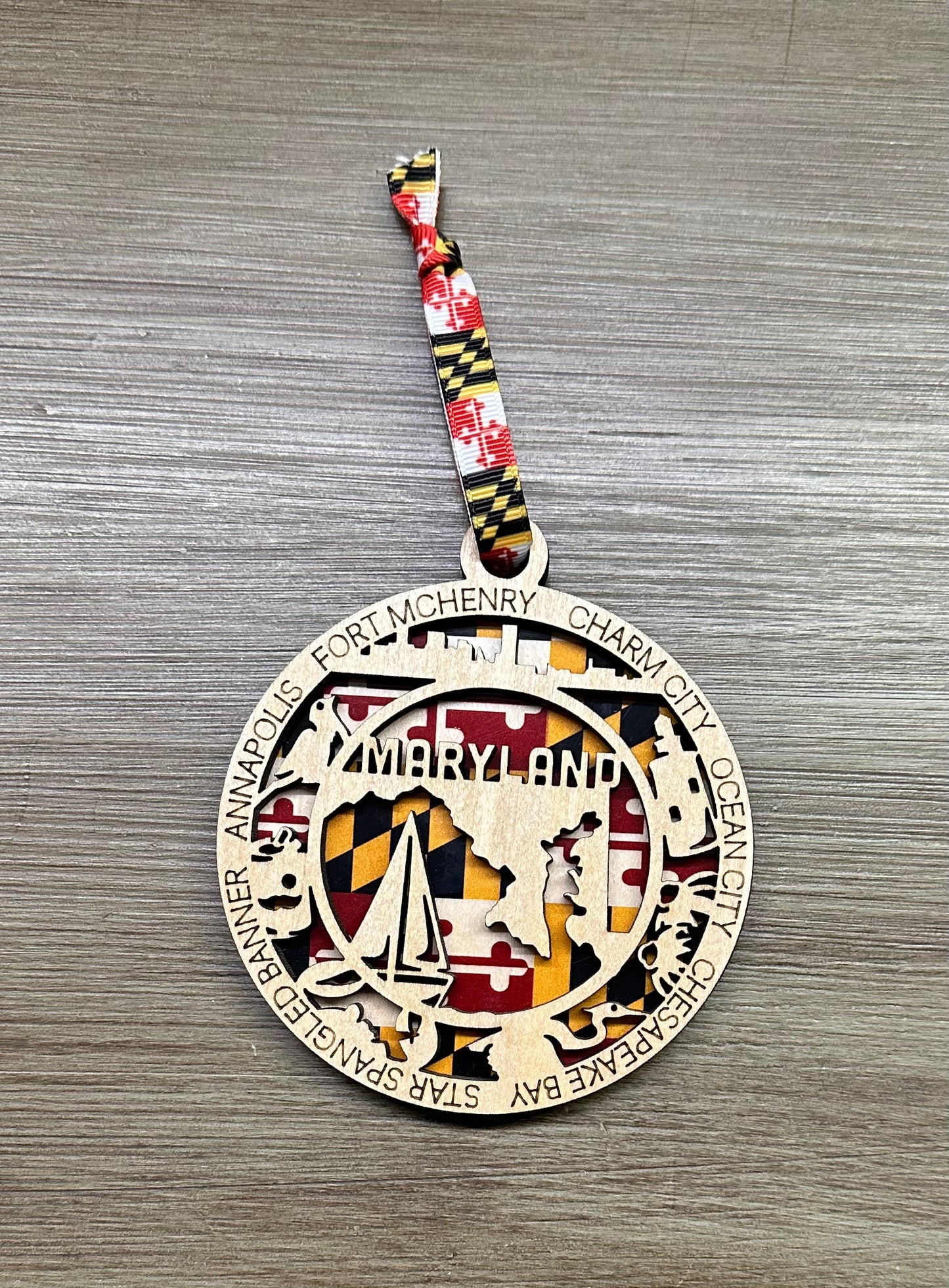 MD State Ornament