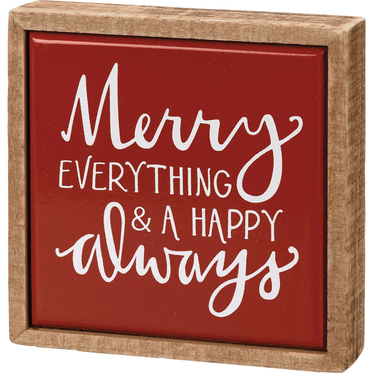 Merry Everything & A Happy Always Box Sign Mini