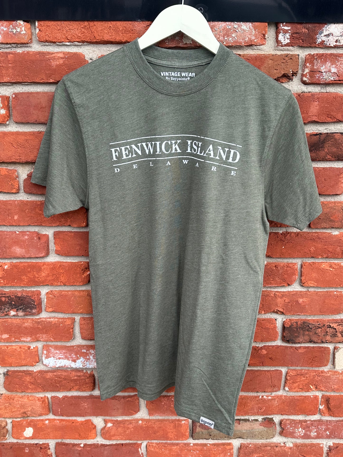 Military Green Burnwash Short Sleeve T-Shirt