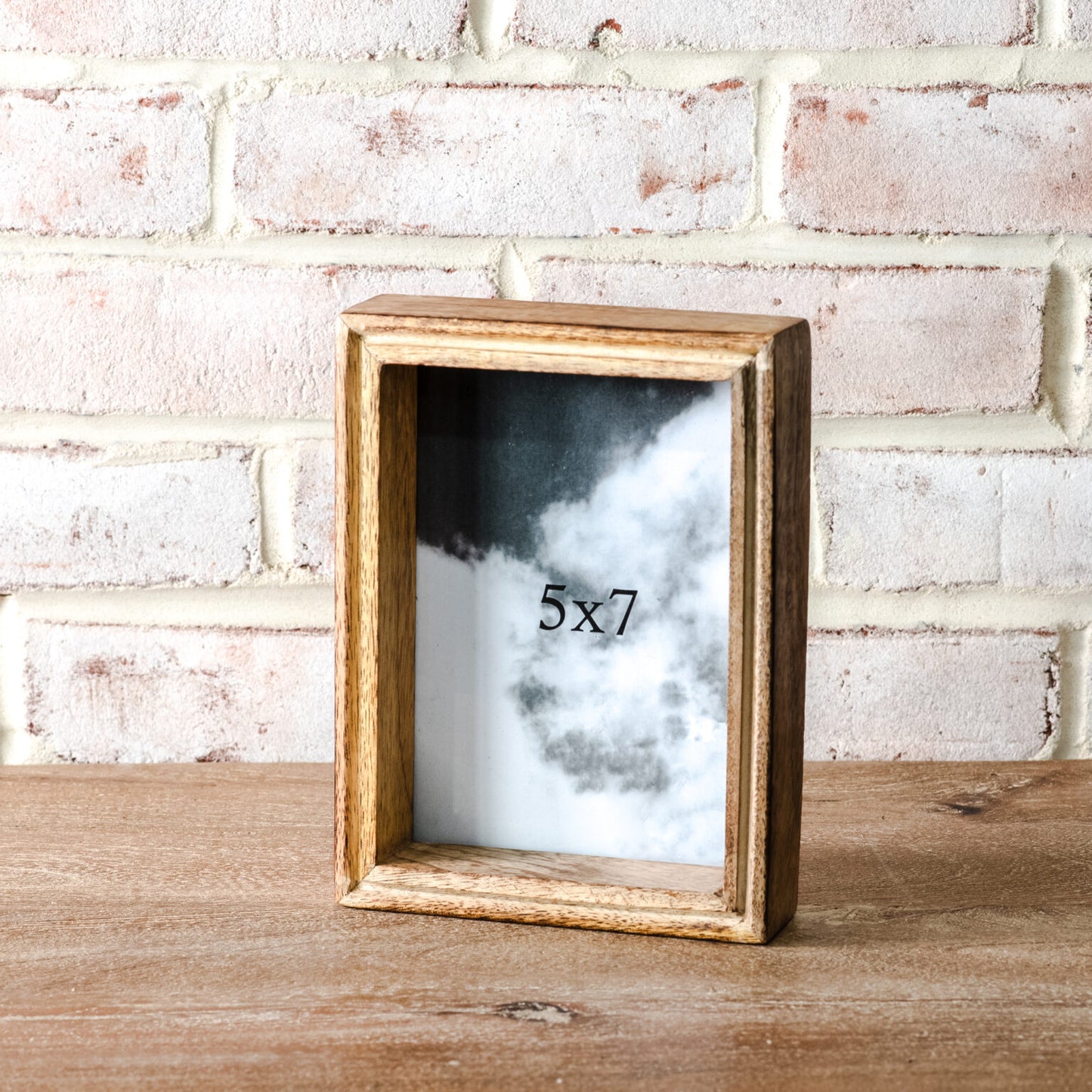 5 x 7 Natural Wood Photo Frame