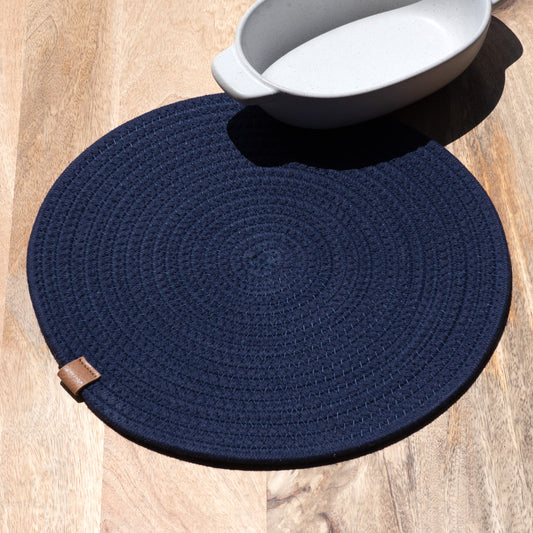 13" Navy Blue Placemat