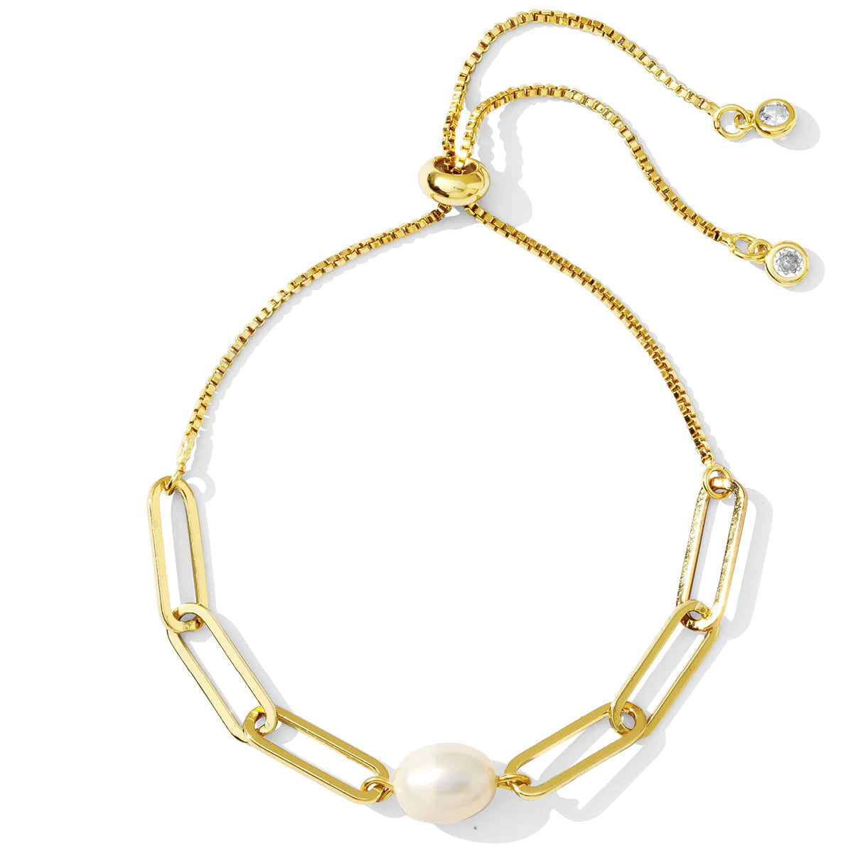 Pearl Link Pulley Bracelet