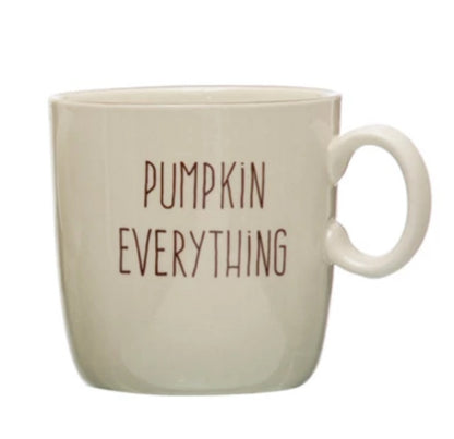 16 Oz Stoneware Fall Mug