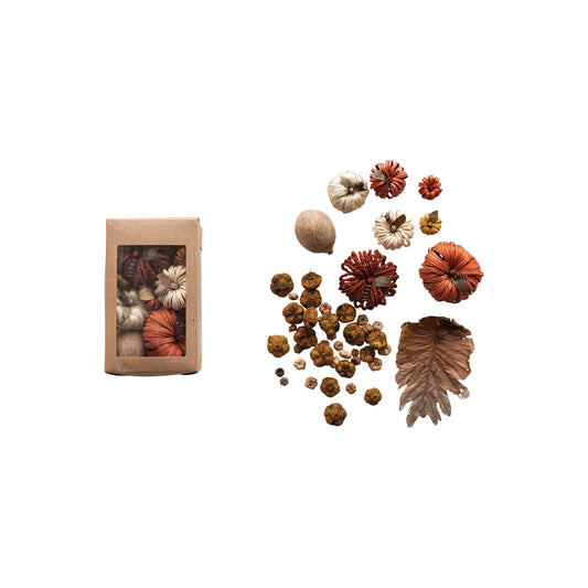 Dried Natural Pumpkin Shaped Mix Multi