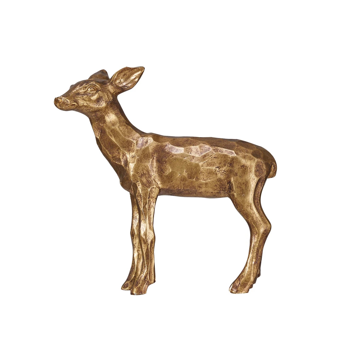 Resin Deer, Gold Finish