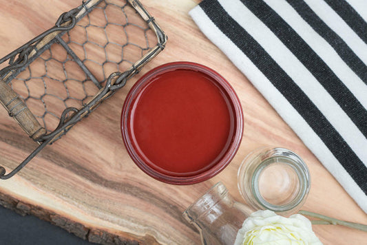 Rustic Red Chalk Mineral Paint by Dixie Belle