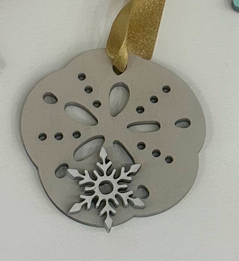 Sea Life Snowflake Ornaments (Ribbons Vary)