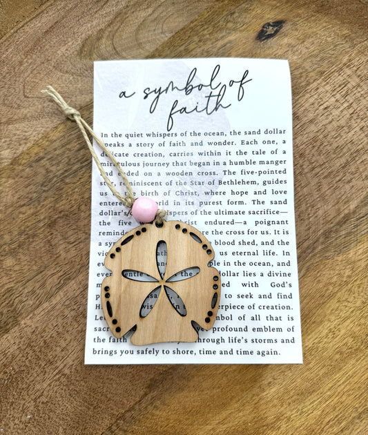 Sand Dollar Story Card (Beads Vary)