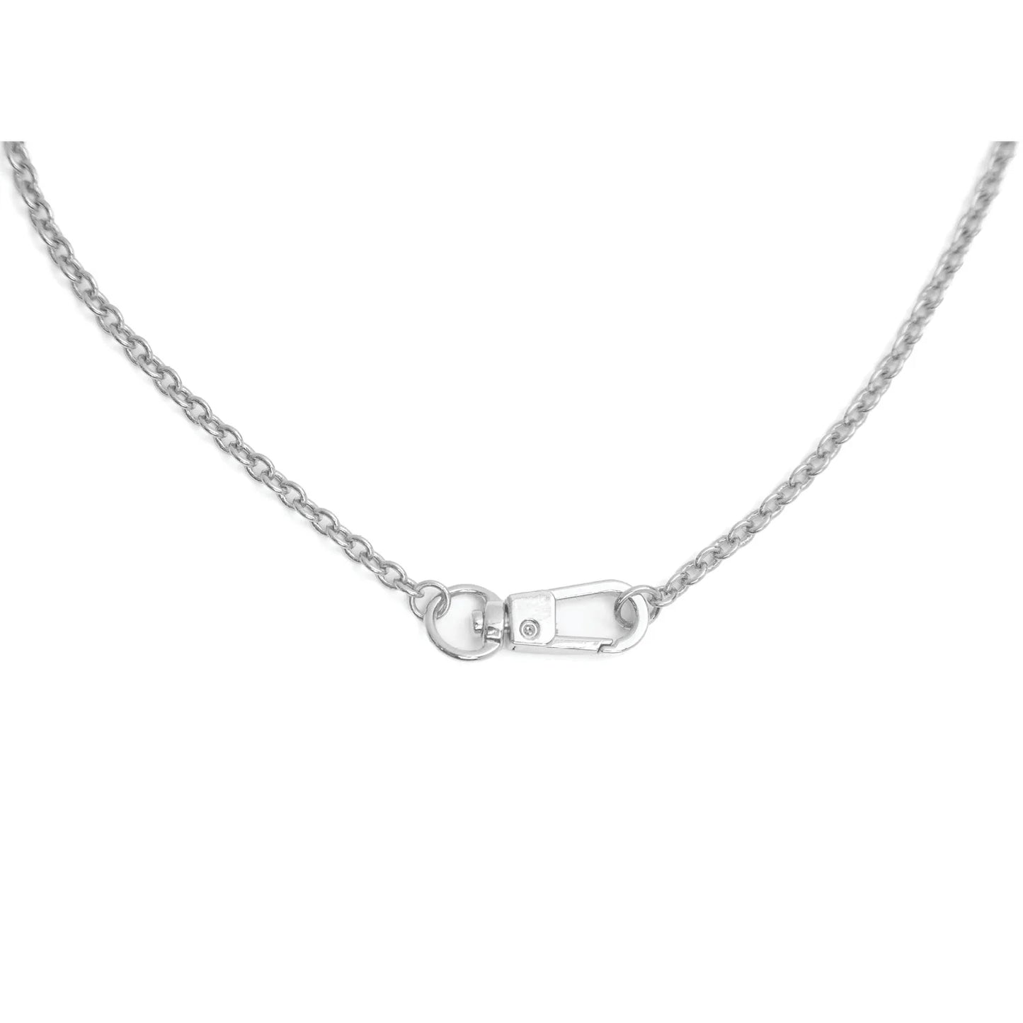 Silver Front Clasp Necklace