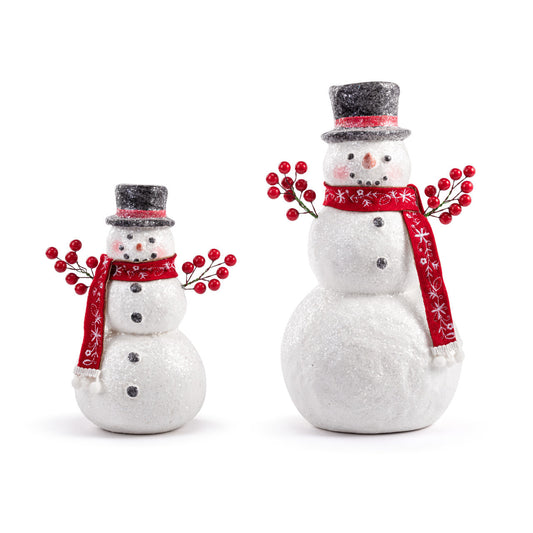 Berry Branch Snowman Figurine