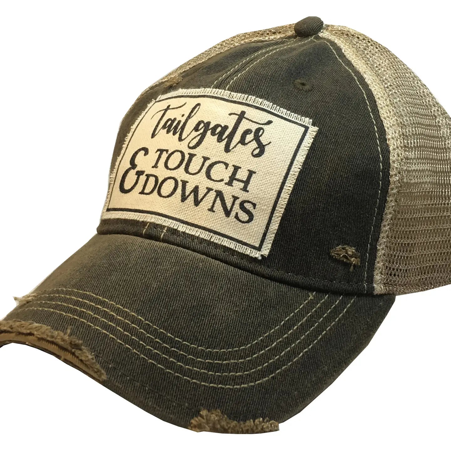 Tailgates & Touchdowns Distressed Trucker Hat