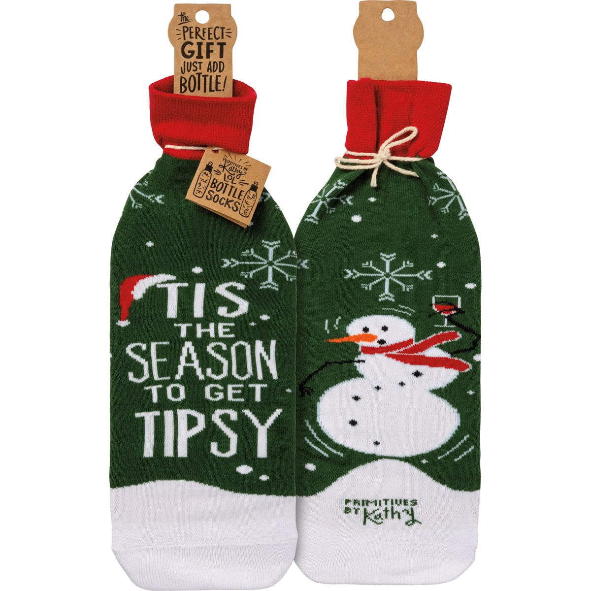 Tis The Season To Get Tipsy Bottle Sock