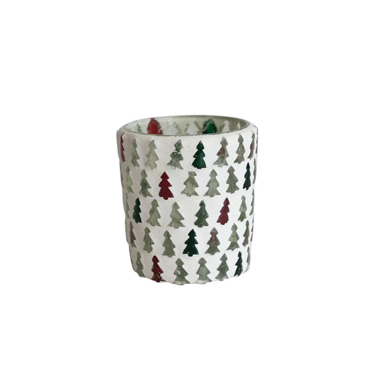 Tree Mosaic Votive