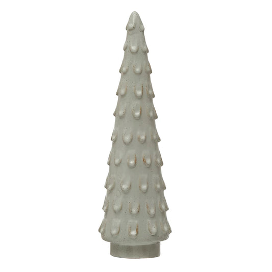 Stoneware Tree With Glaze