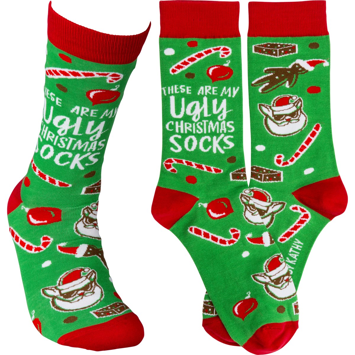 These Are My Ugly Christmas Socks Socks